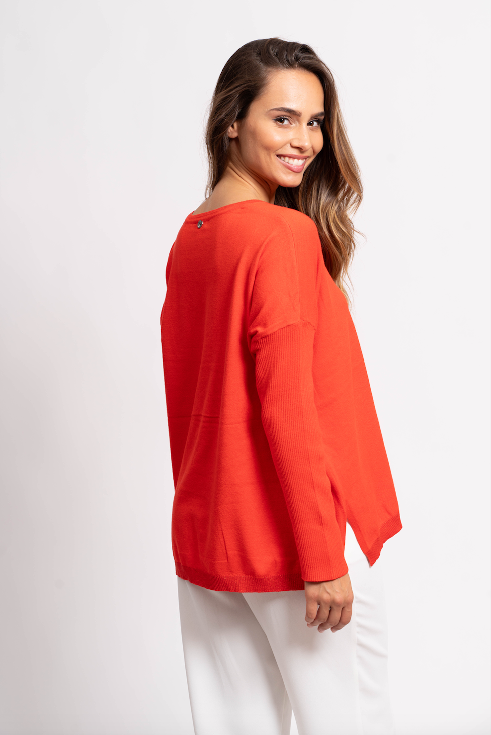 Pull oversize avec fils de Lurex®