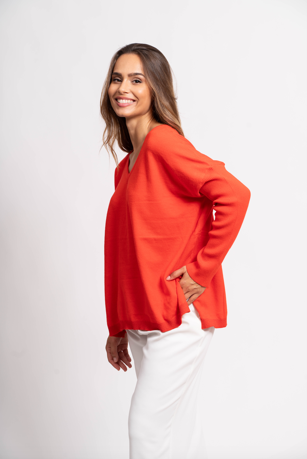 Pull oversize avec fils de Lurex®