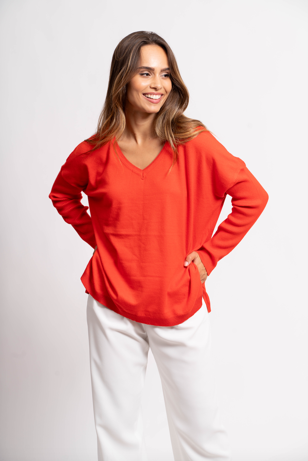 Pull oversize avec fils de Lurex®