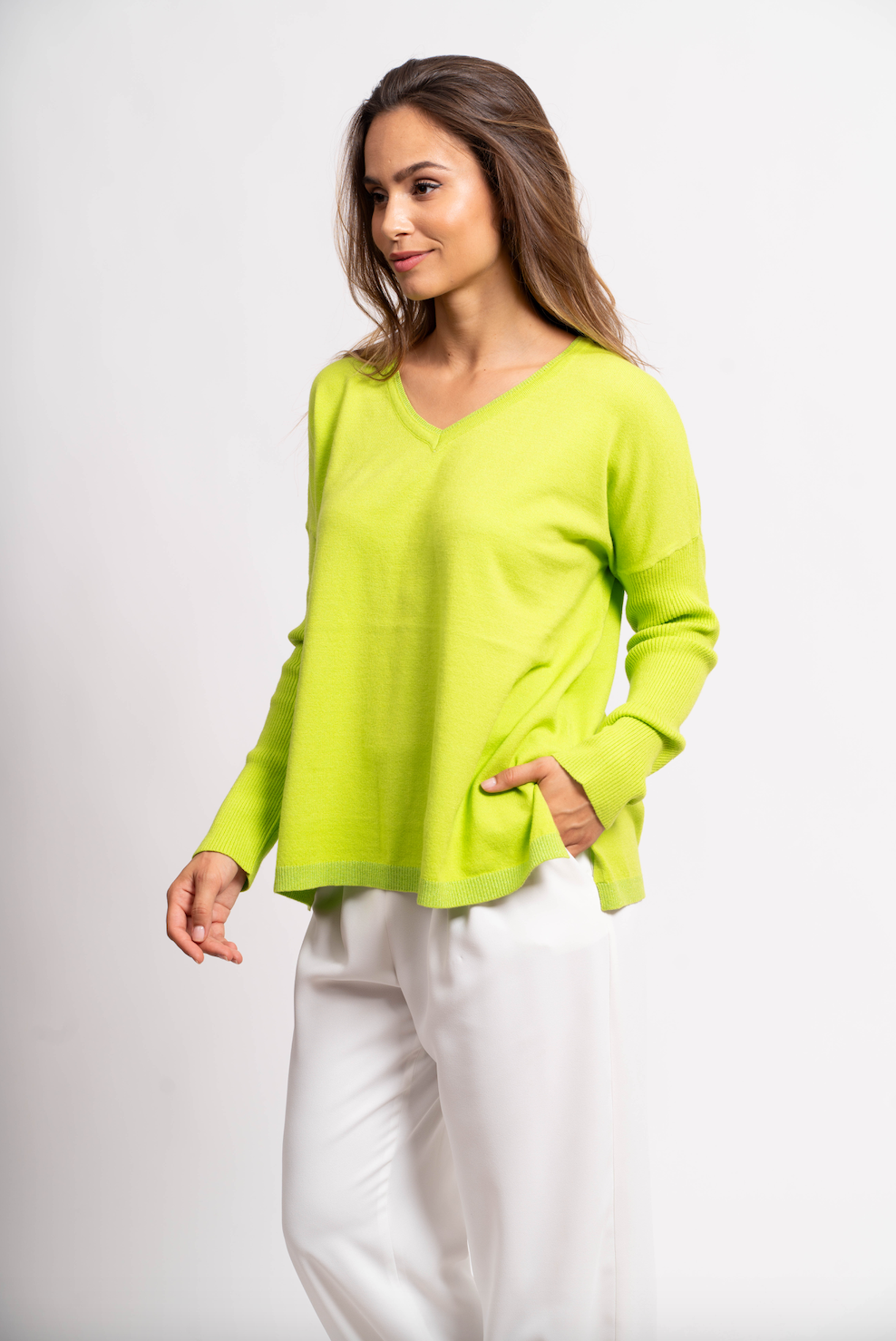 Pull oversize avec fils de Lurex®