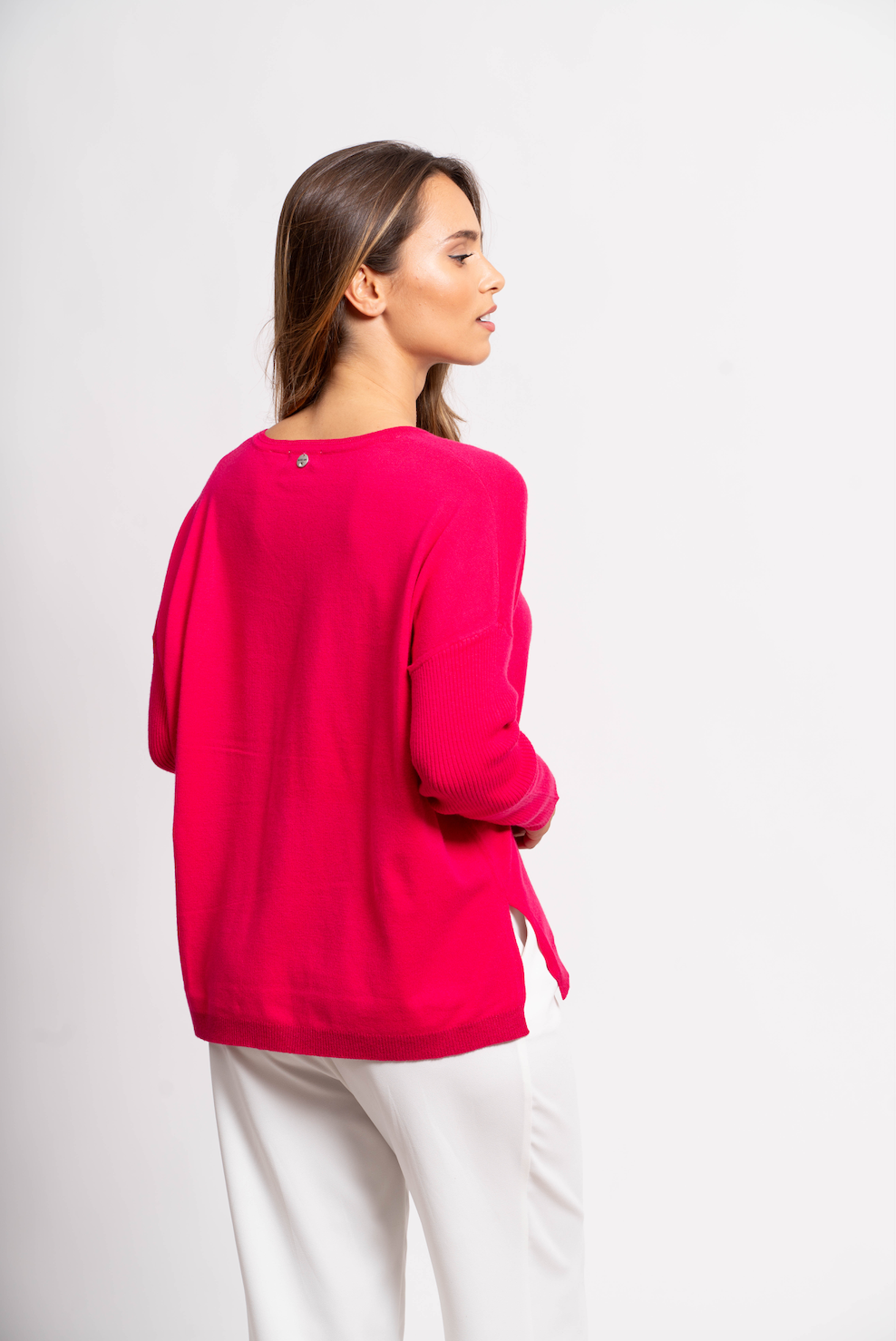 Pull oversize avec fils de Lurex®