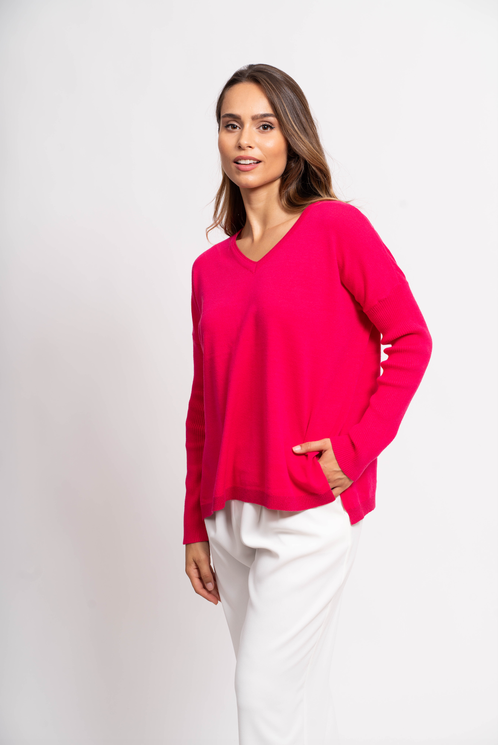 Pull oversize avec fils de Lurex®