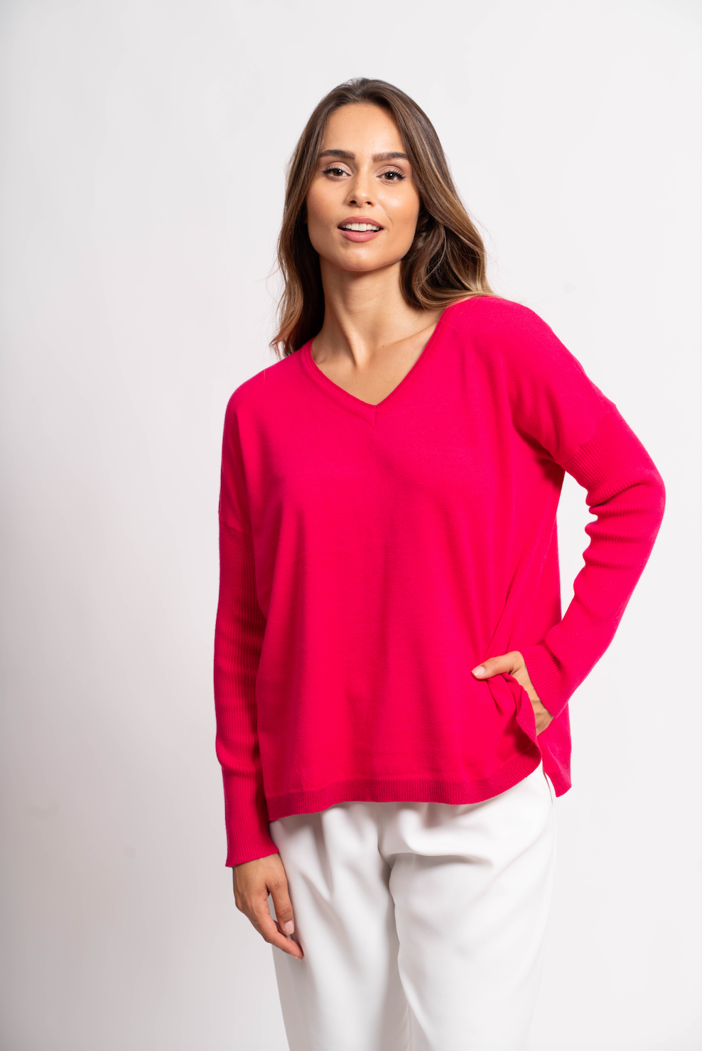 Pull oversize avec fils de Lurex®