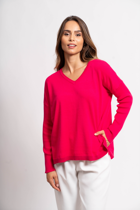 Pull oversize avec fils de Lurex®