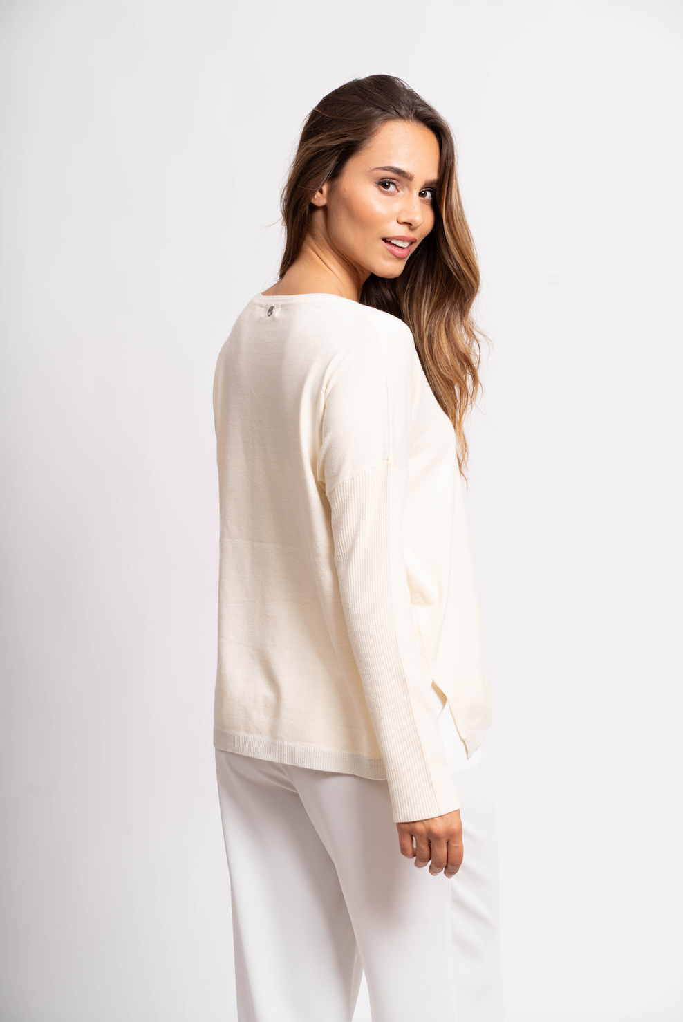 Pull oversize avec fils de Lurex®