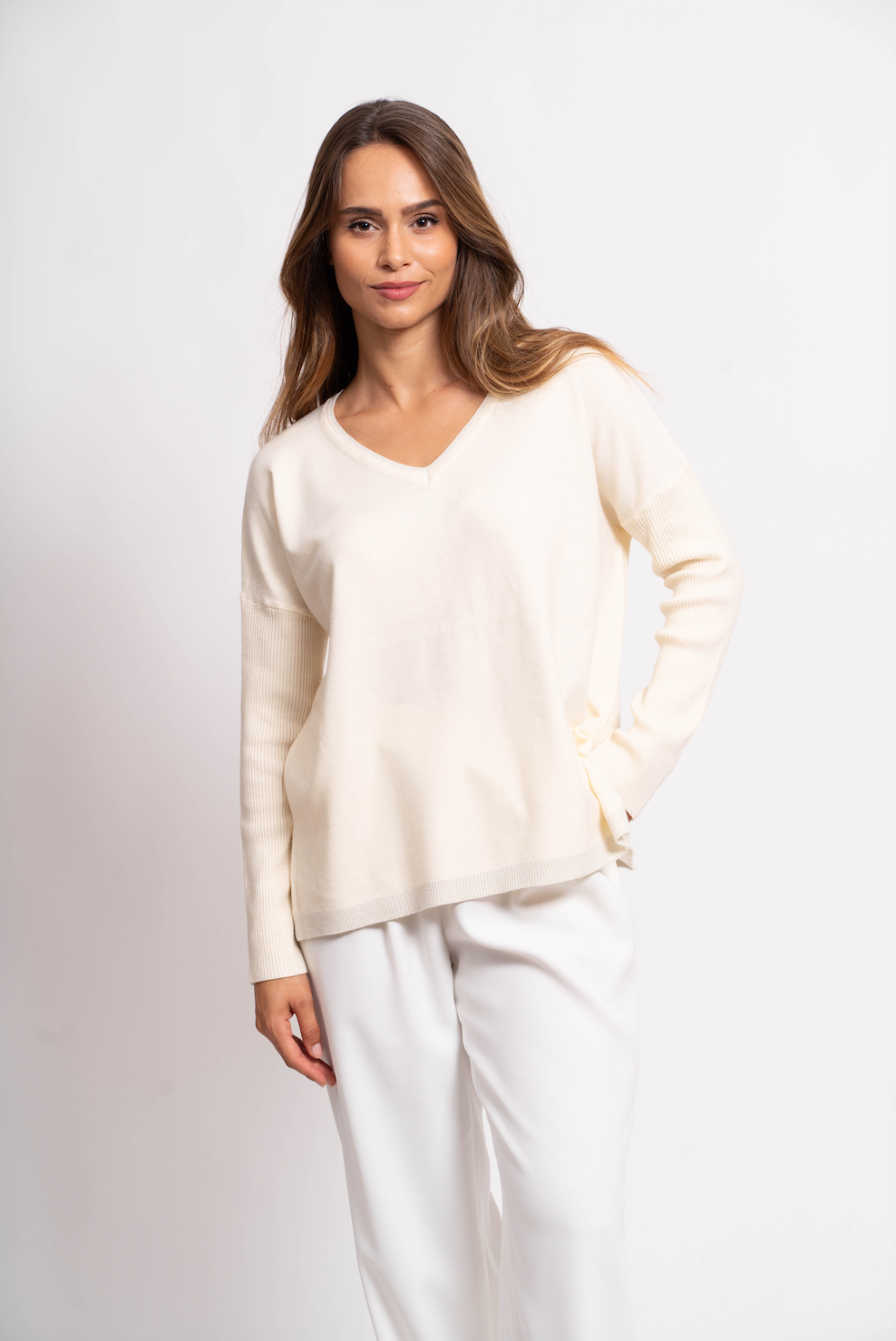 Pull oversize avec fils de Lurex®