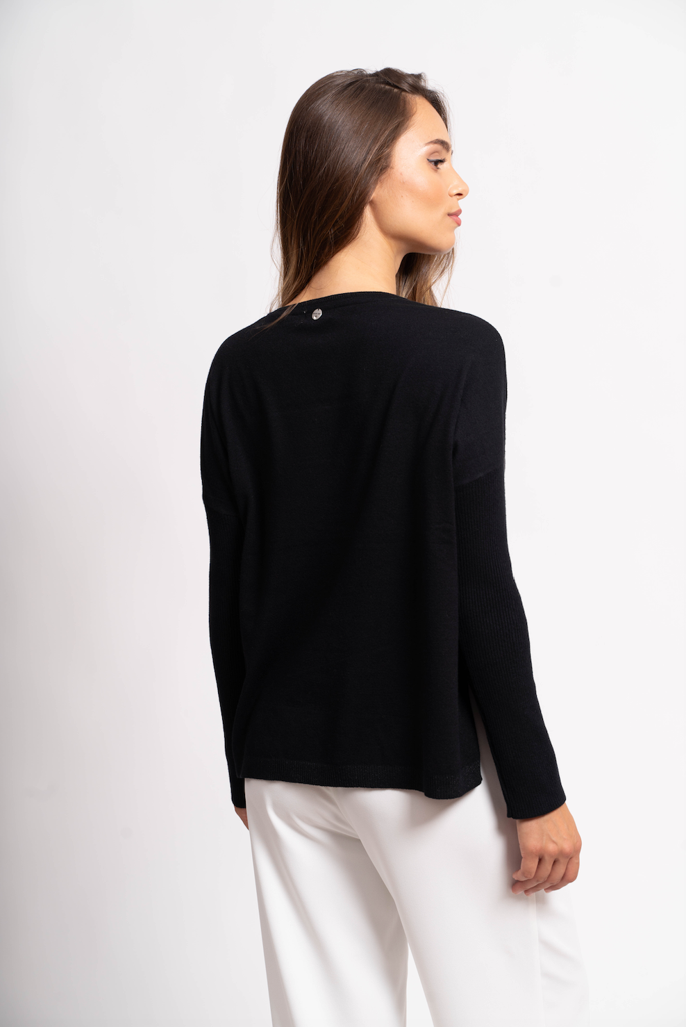 Pull oversize avec fils de Lurex®