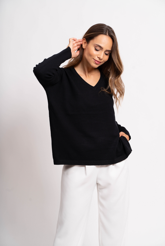 Pull oversize avec fils de Lurex®